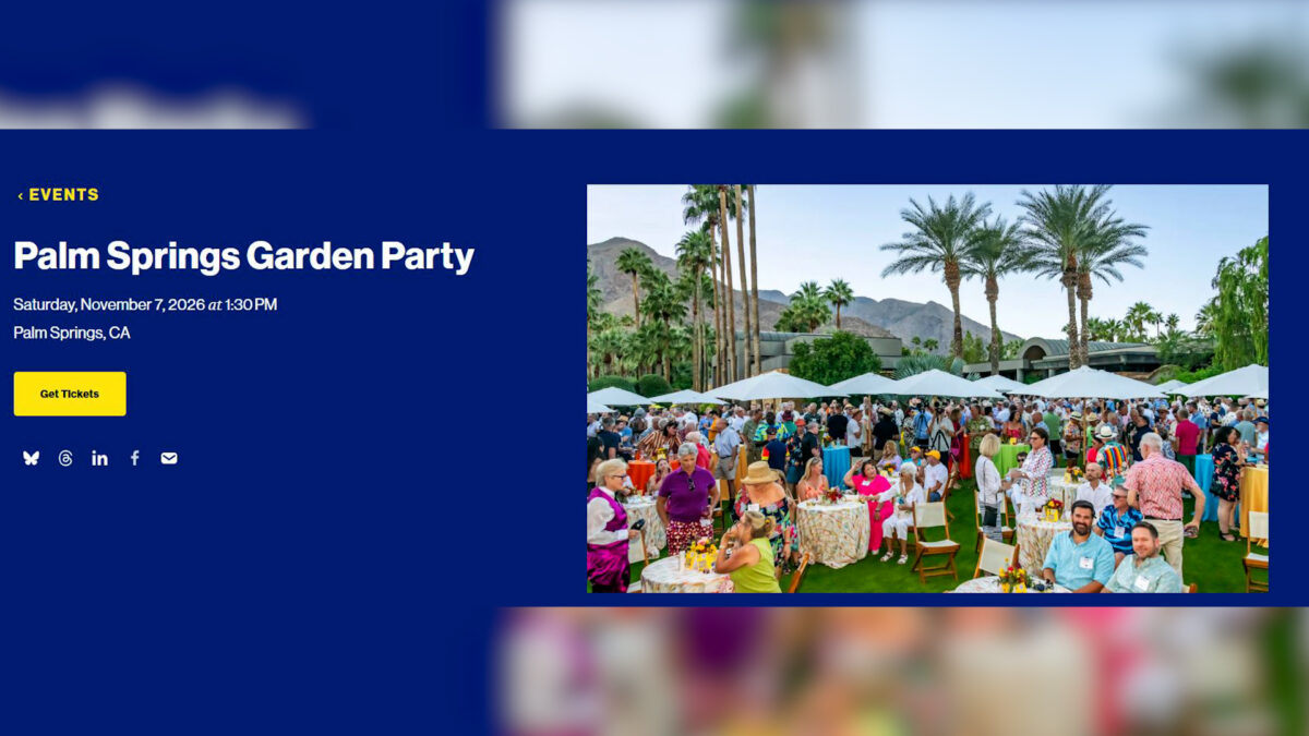 Human Rights Campaign celebrates 25th anniversary of Palm Springs Garden Party