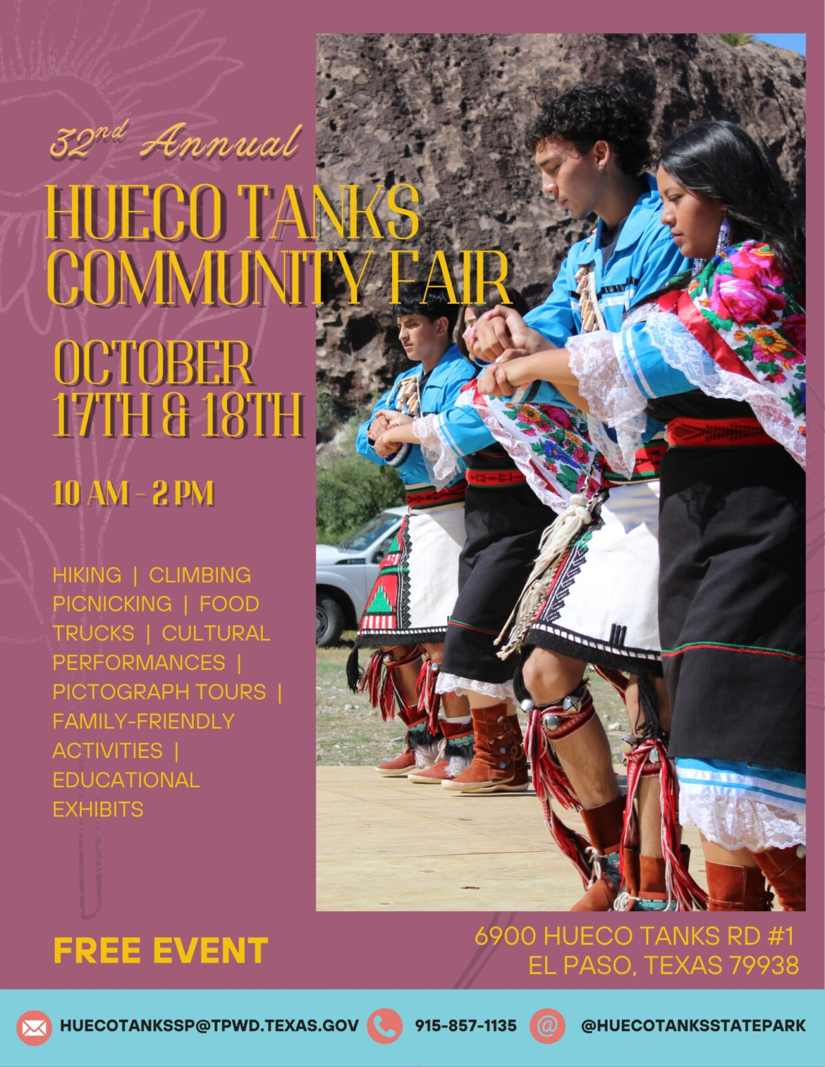 Hueco Tanks State Park & Historic Site Celebrates its 32nd Annual Community Fair