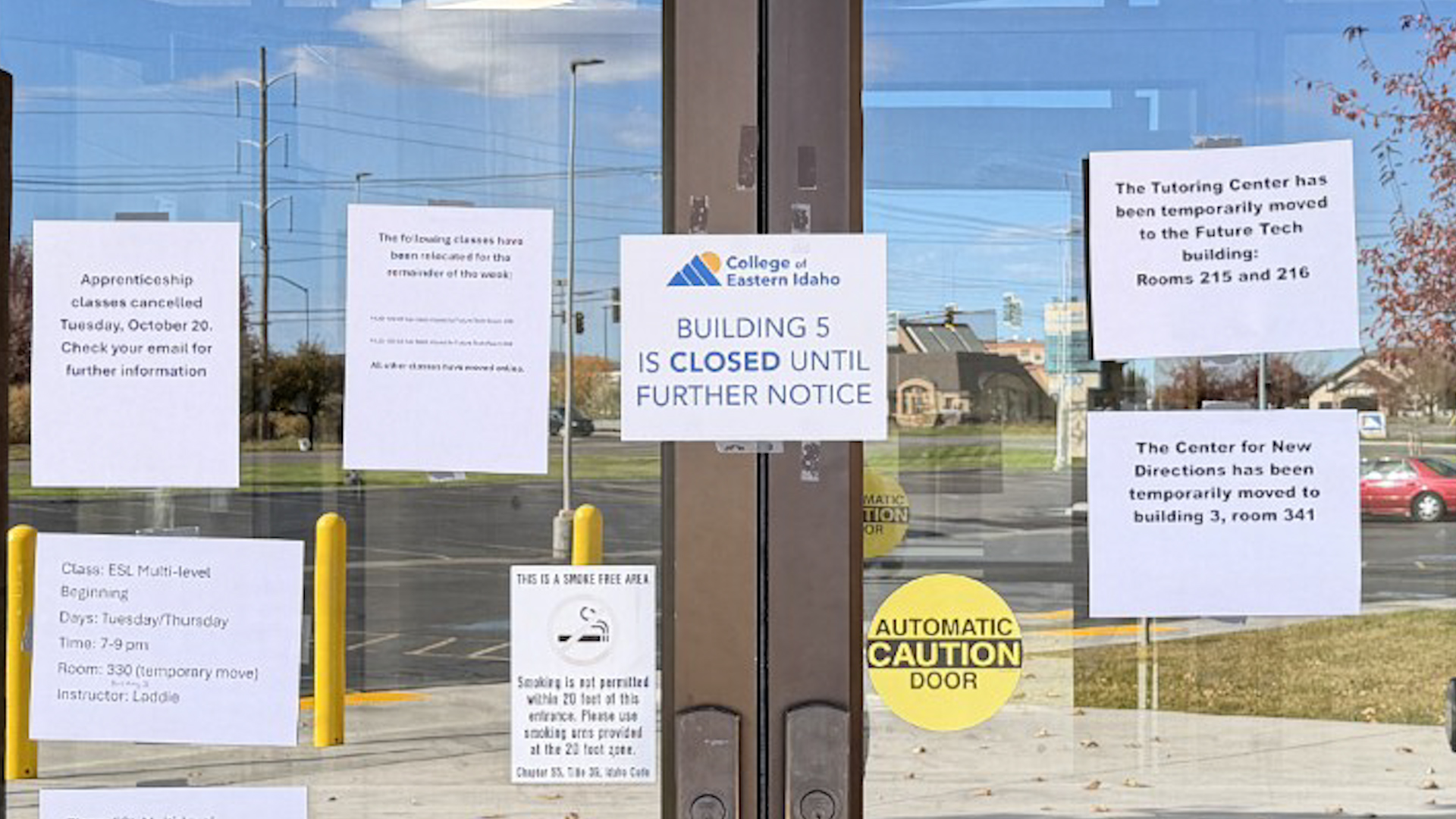 CEI evacuates building after finding hydrofluoric gas in container on campus; zero exposure occurred