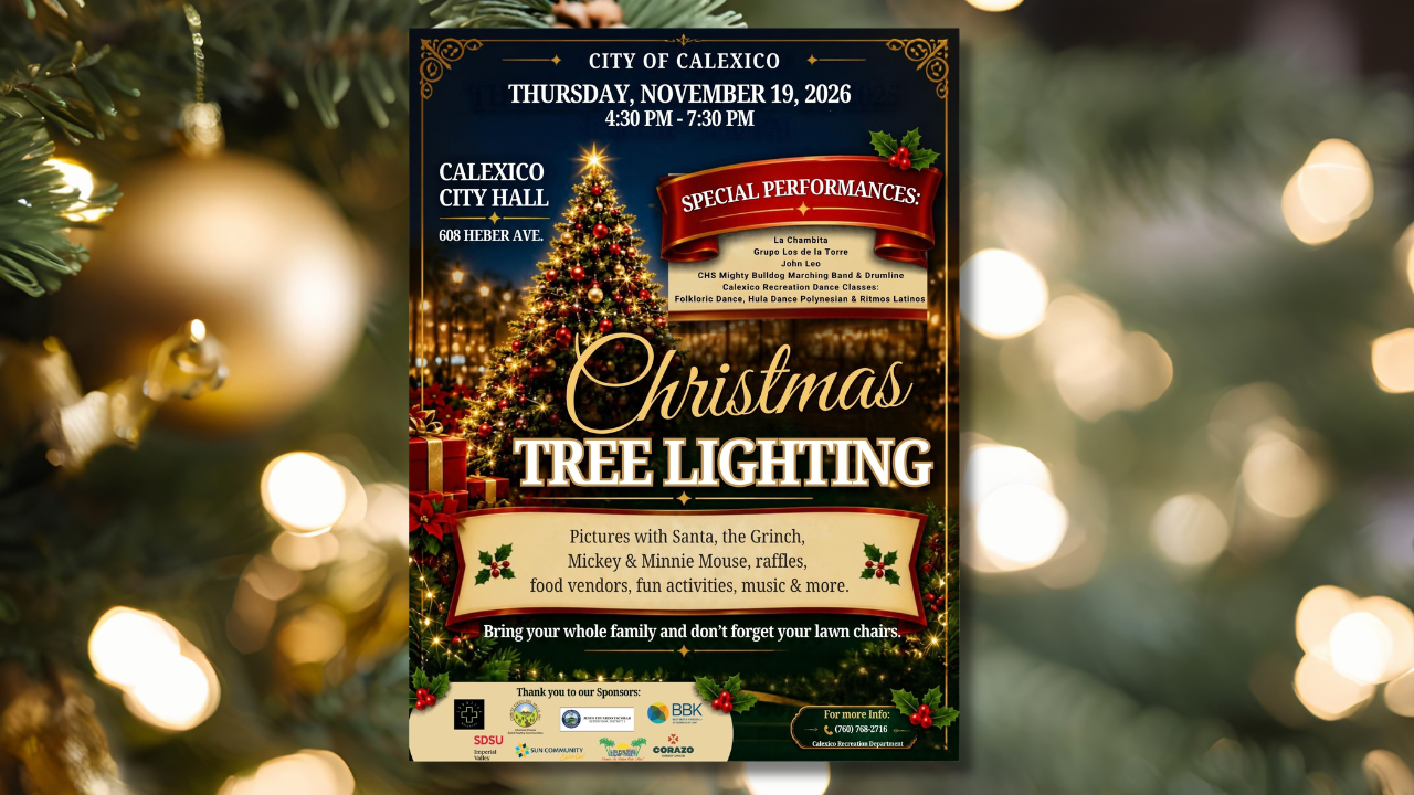 City of Calexico Christmas Tree Lighting