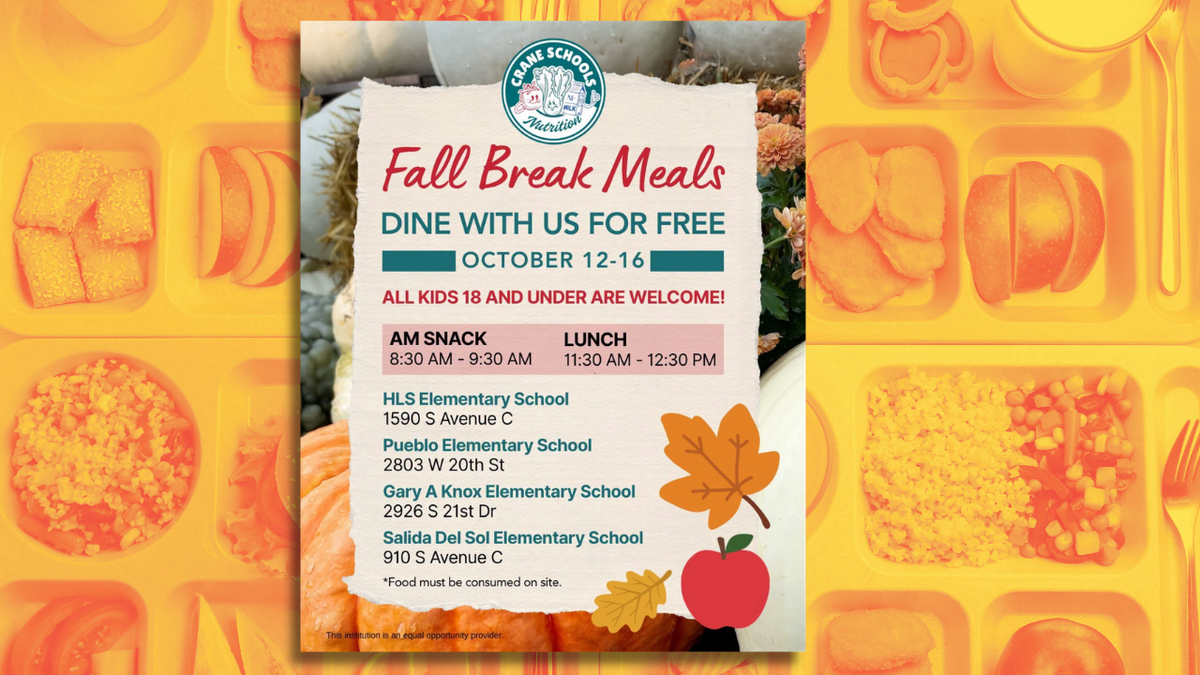 Crane Schools hosts Fall Break Meals event