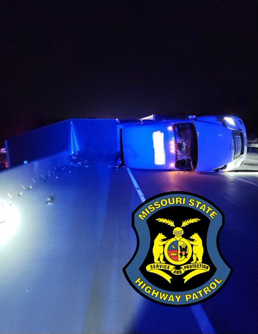 Semi crash on Interstate 70 spills protein shakes