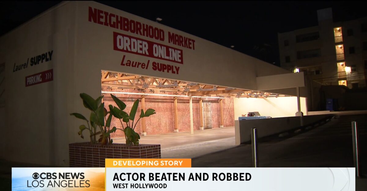 Actor Keegan Allen was allegedly robbed at gunpoint and knifepoint in a grocery store parking lot.