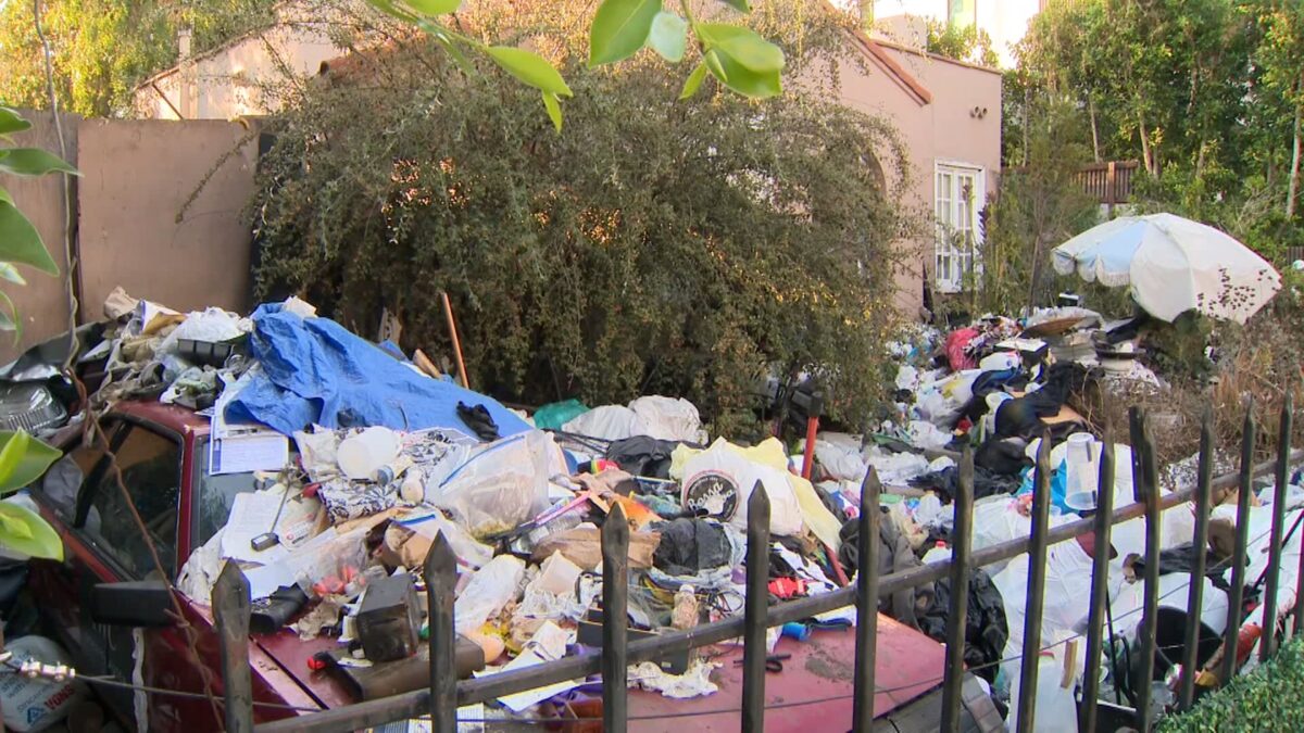 A Los Angeles County court is considering a conservatorship for a Fairfax homeowner after years of trash piling up at the property.