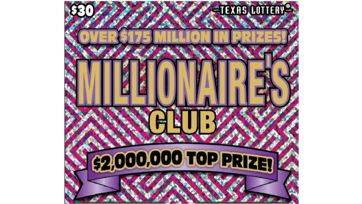 A North Texan claimed a $2 million Texas Lottery scratch-off prize on a ticket purchased in Arlington