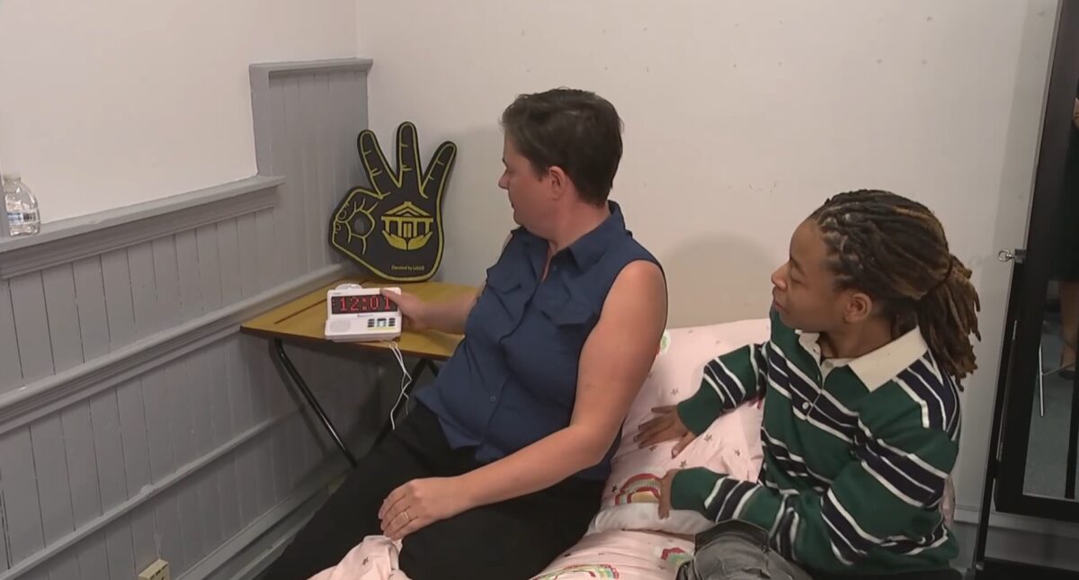 Some students at the Pennsylvania School for the Deaf in Germantown have new safety technology.