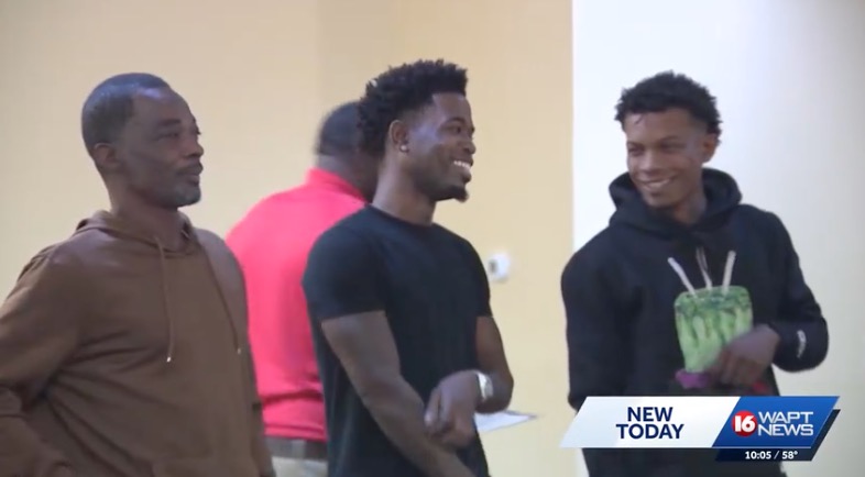 Four neighbors who risked their lives to rescue six children from a burning home were honored for their bravery on Saturday.