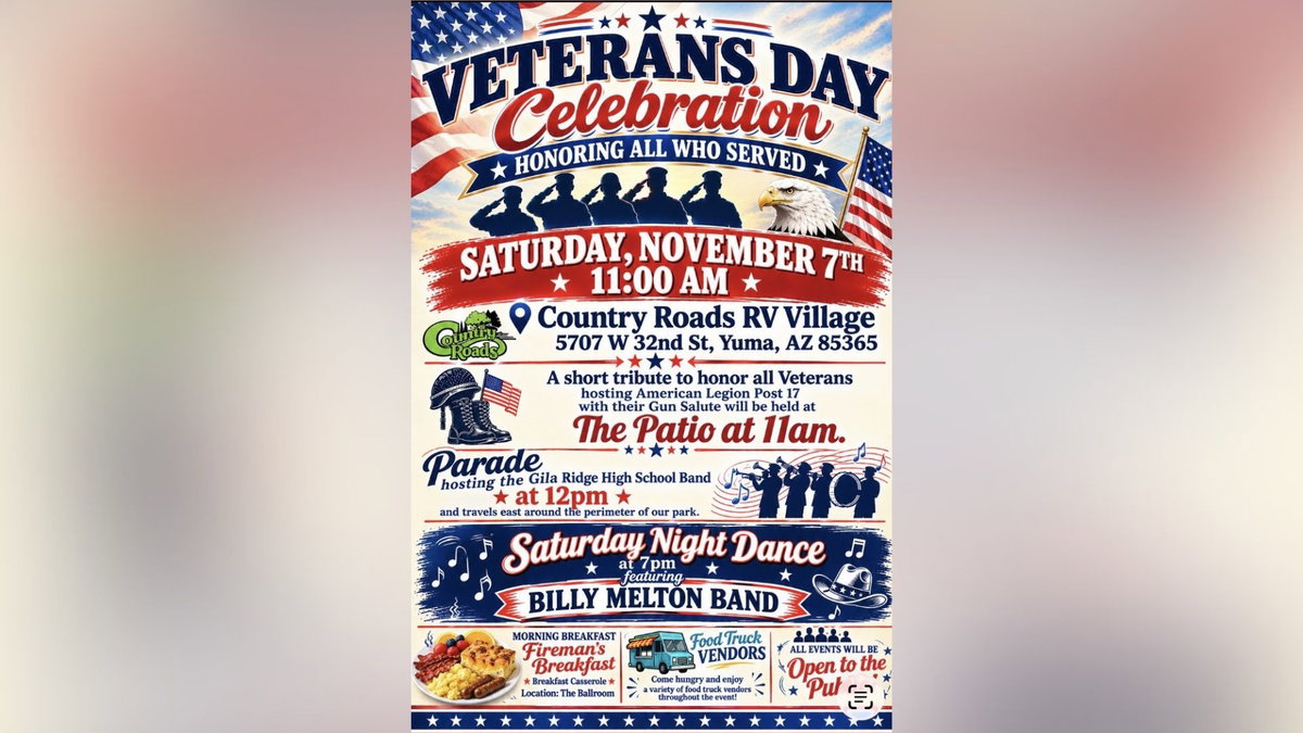 Country Roads RV Village to host Veterans Day Celebration