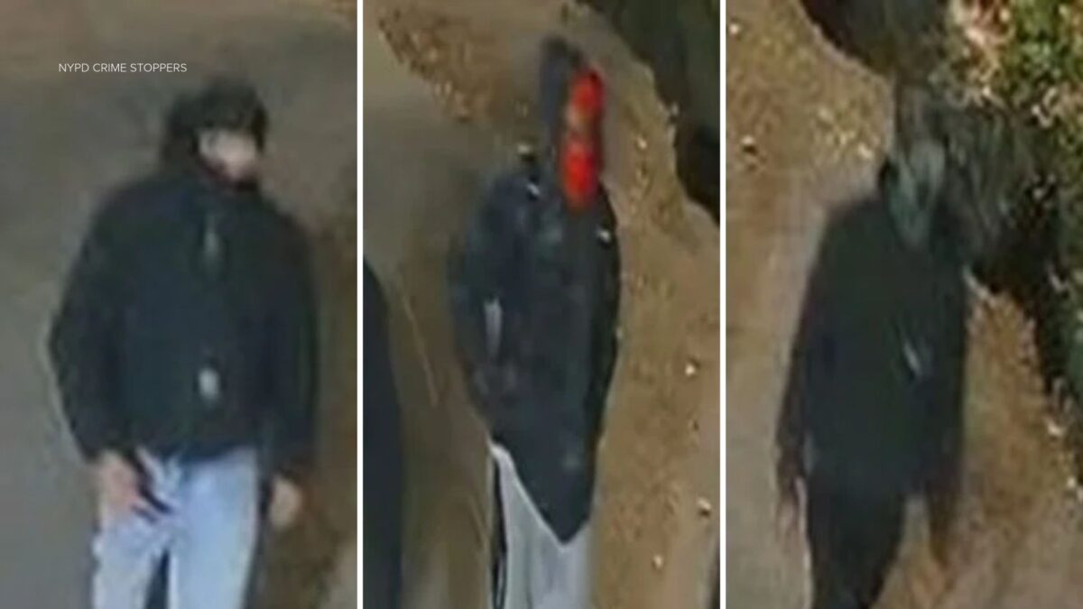 The NYPD released surveillance images of the three individuals that are wanted in connection to the robbery.