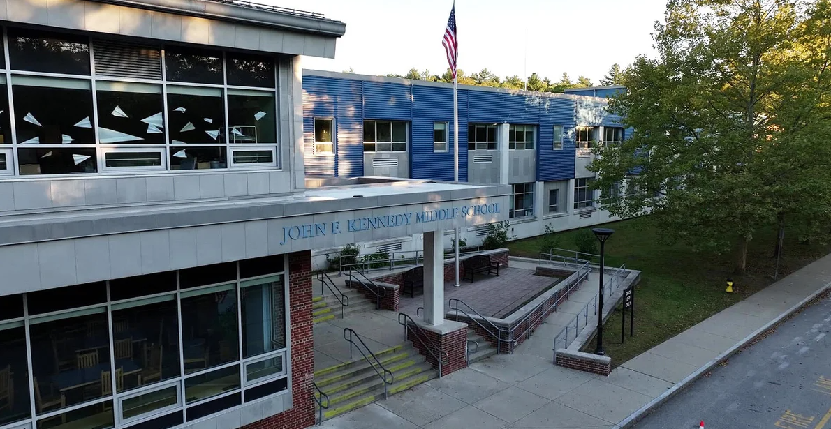 Three middle school students in Waltham
