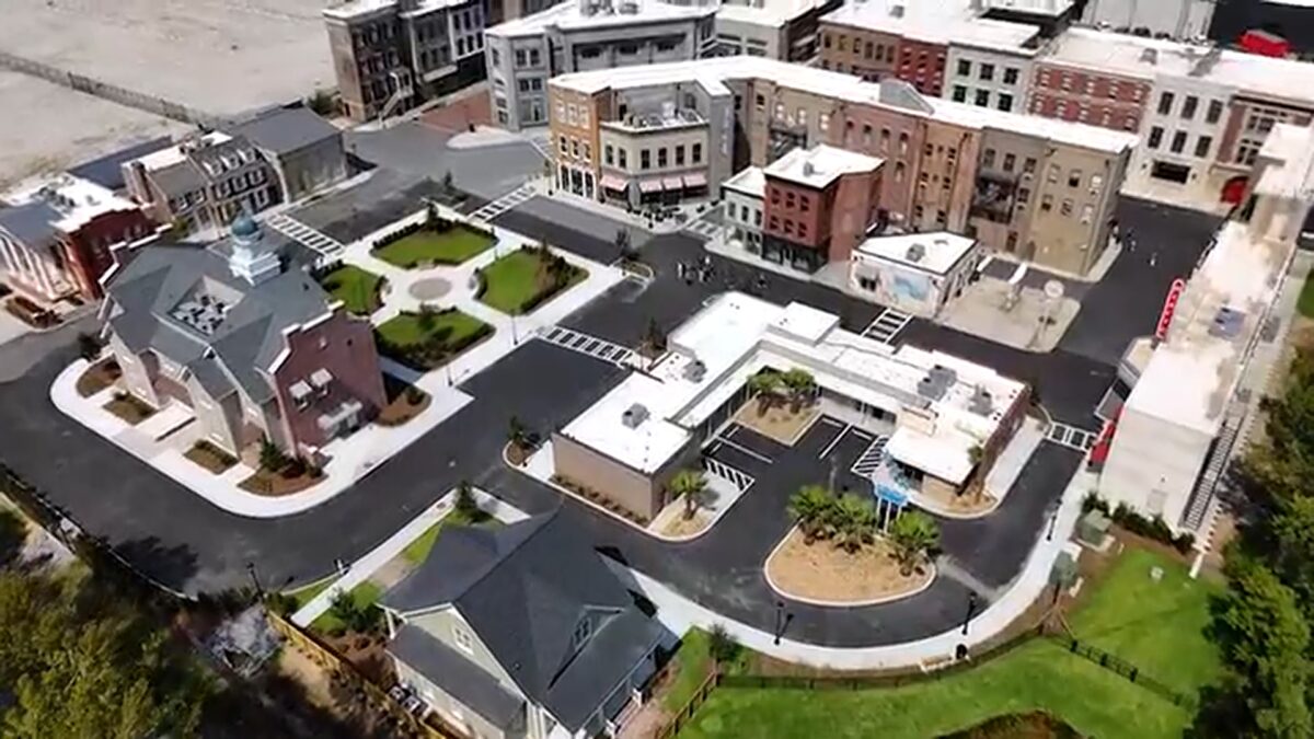 The Savannah College of Art and Design has completed its 11-acre backlot