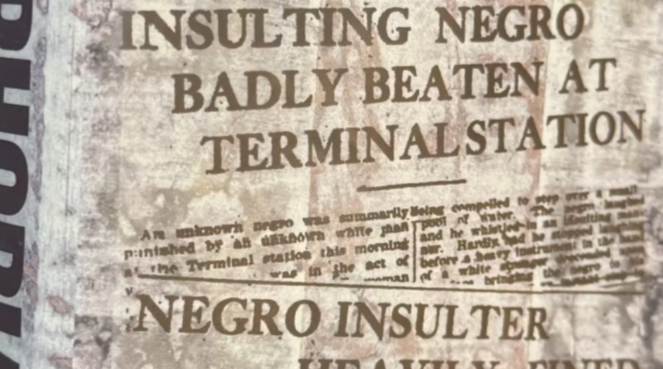 Pieces of articles released around the time of the 1906 Atlanta Race Massacre.