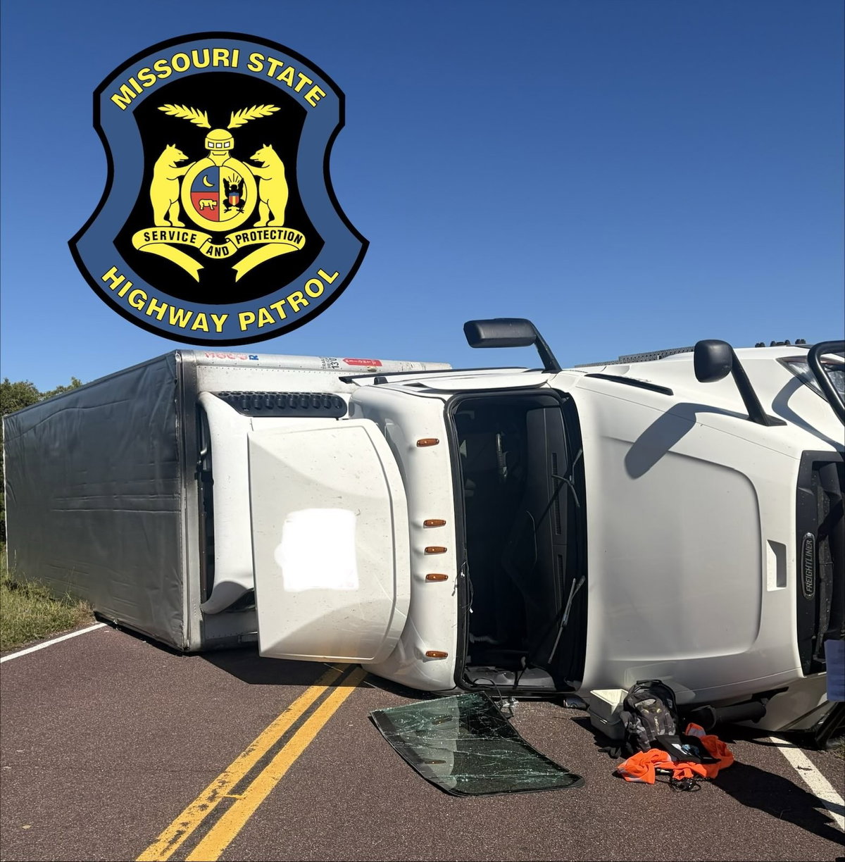Tractor-trailer rolls