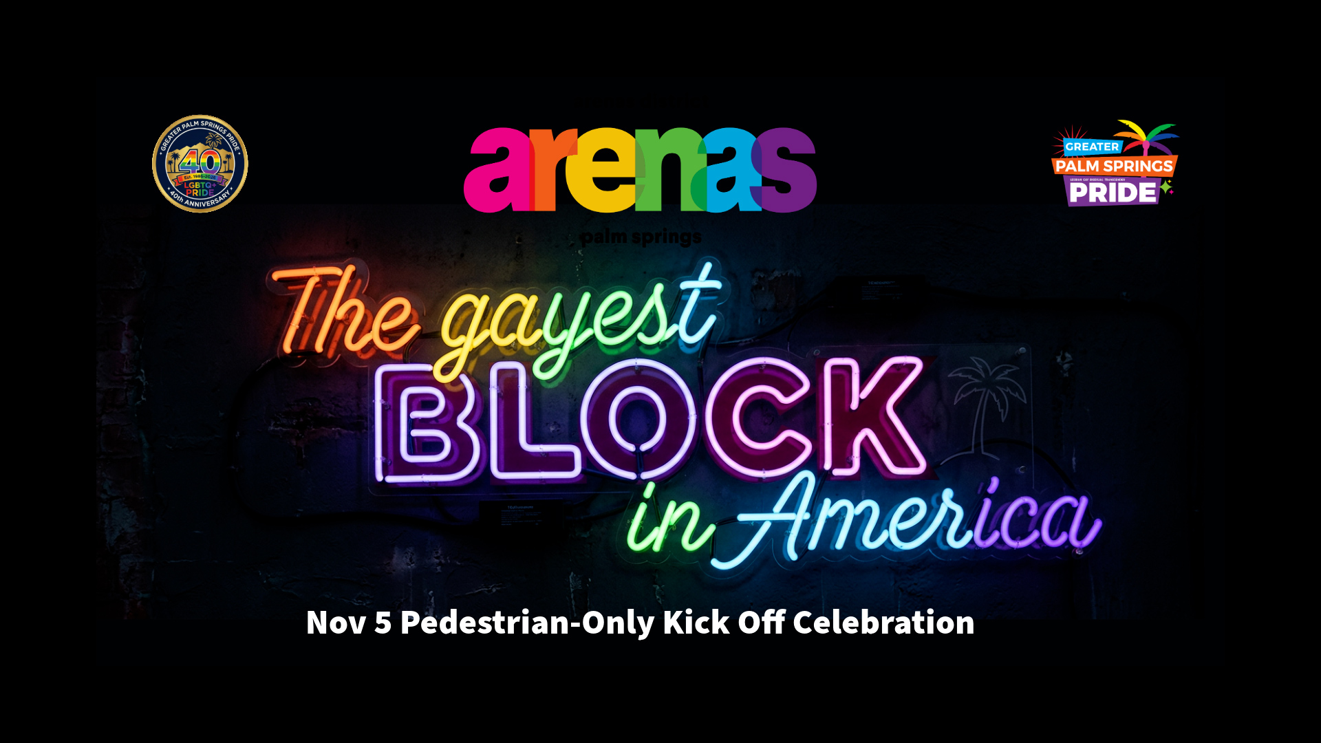 Arenas District Walkabout kicks off Palm Springs Pride on Nov. 5