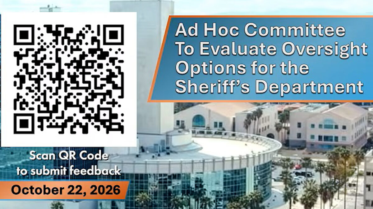 ‘Listening Session’ planned tonight to consider changes at Sheriff’s Office
