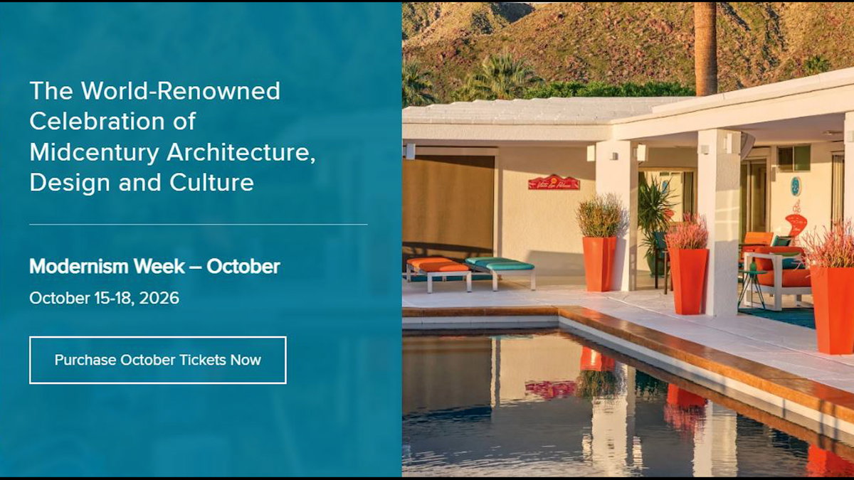 Modernism Week to kick off next week with over 50 activities