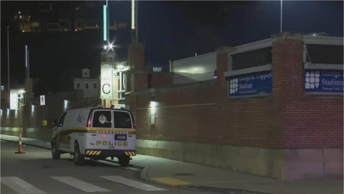 Three people were injured in a shooting near George K. Cupples Stadium on Pittsburgh's South Side on Oct. 1