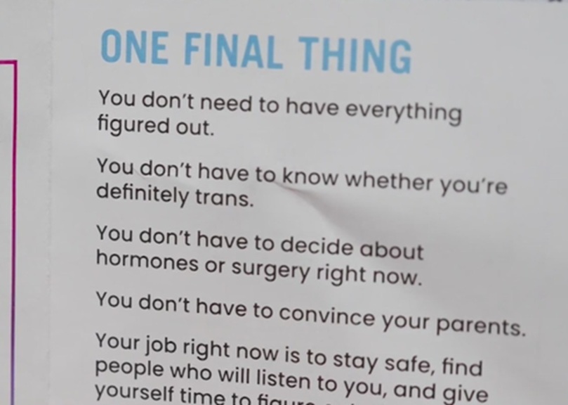 The organization featured in millions of transgender rights flyers is now suing to find out who is behind the mass mail campaign.