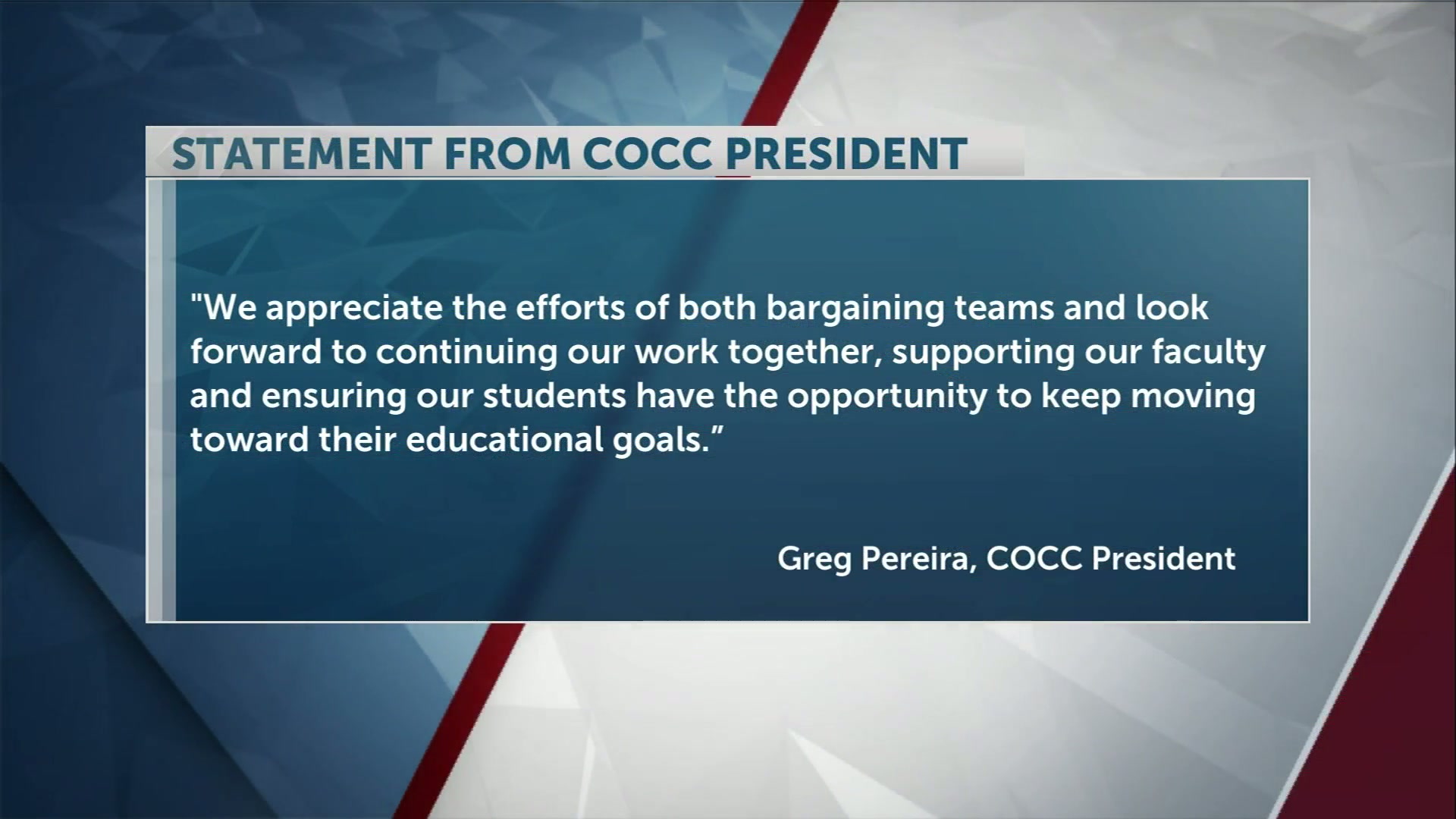 Central Oregon Community College reaches tentative deal with Faculty Forum