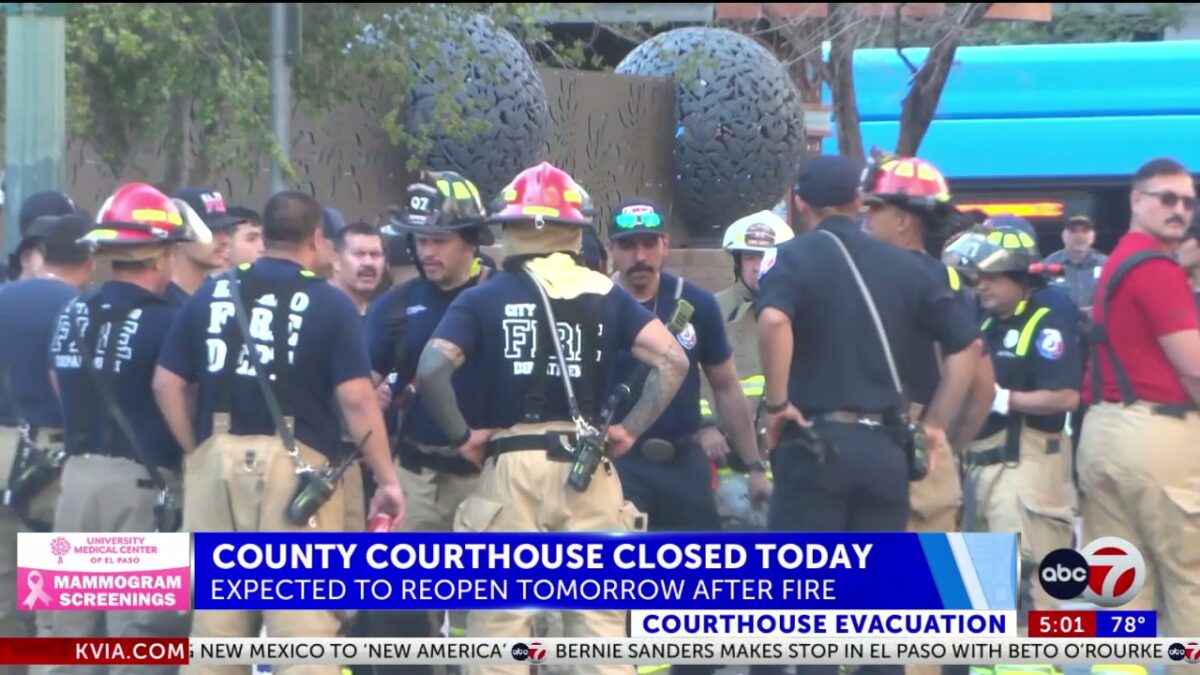 El Paso County Courthouse fire prompts evacuation