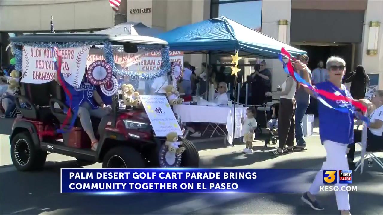 Palm Desert Golf Cart Parade brings community together on El Paseo