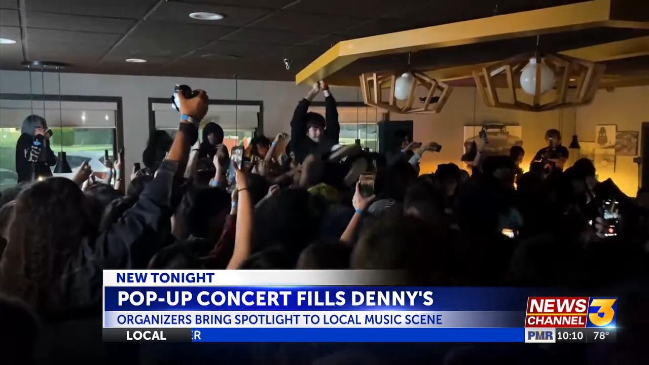 Pop-up metal concert packs Denny’s in Thousand Palms