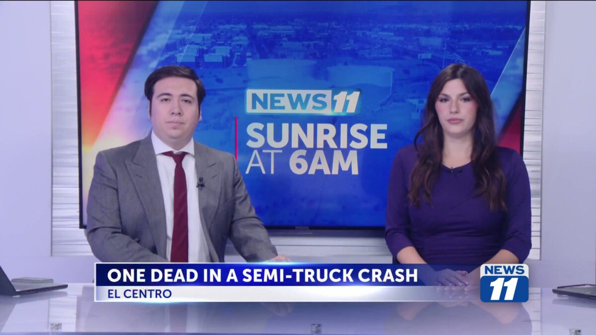 One dead in semi-truck crash in El Centro