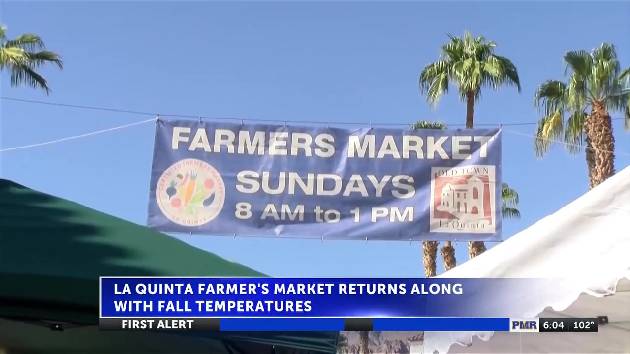 La Quinta outdoor farmers market opens up for season