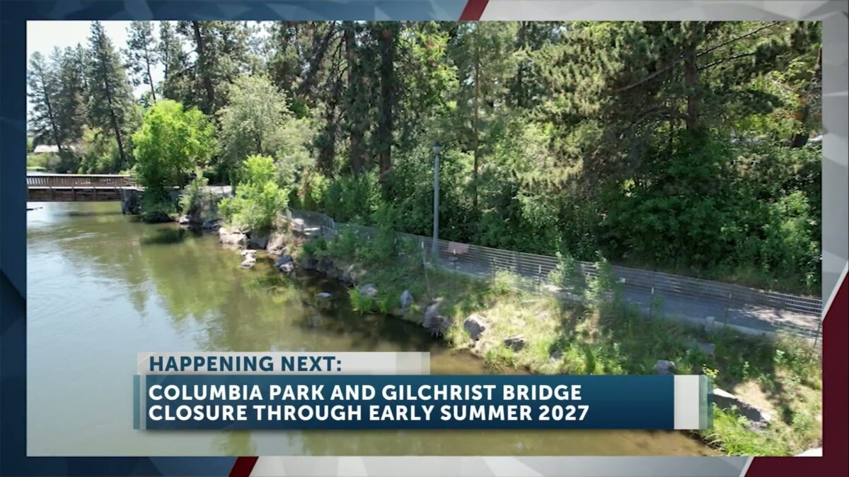 Columbia Park and Gilchrist Bridge will close starting Monday