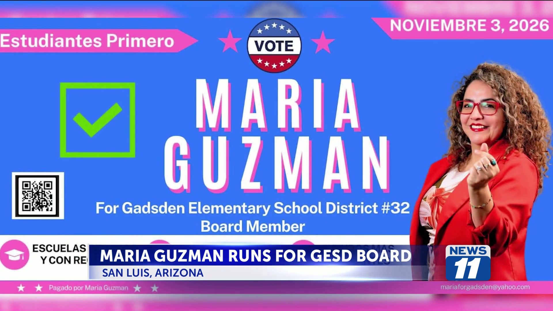 María Guzmán runs for GESD Board