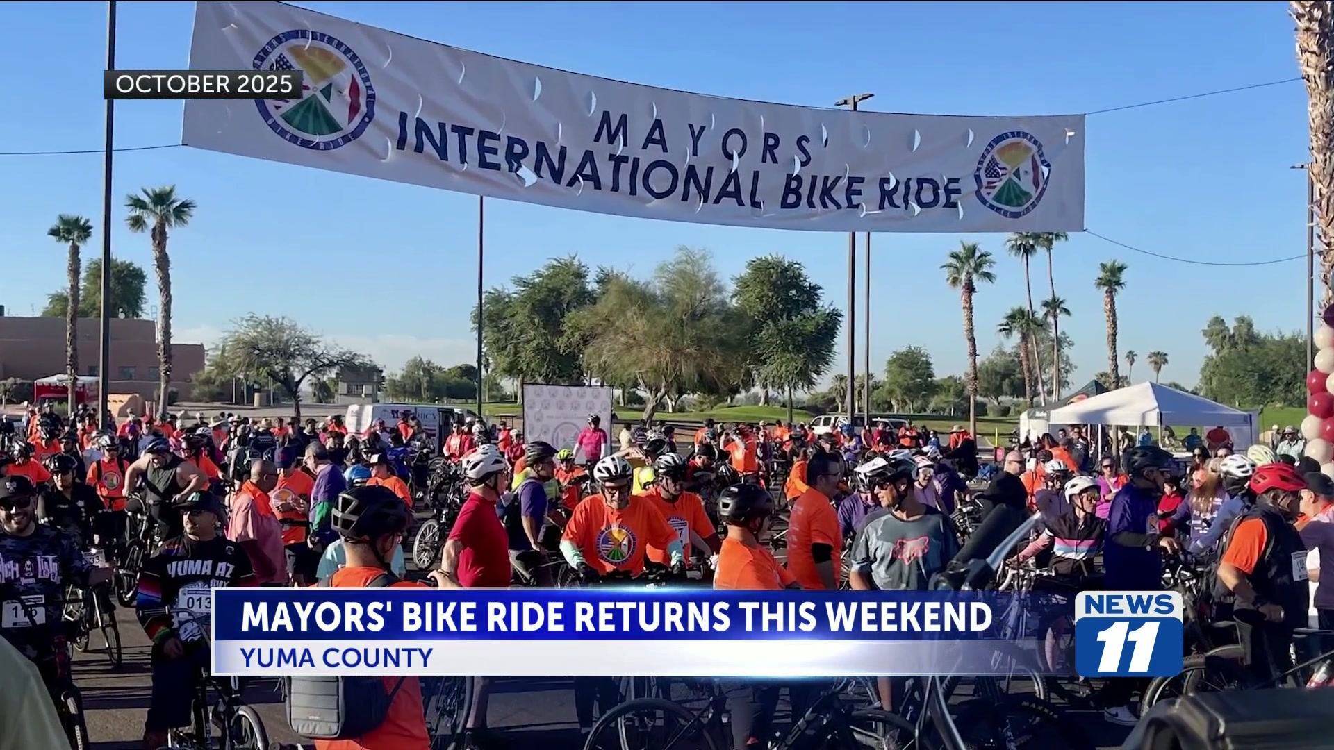 Mayors’ International Bike Ride set to celebrate 10 years of bringing communities together