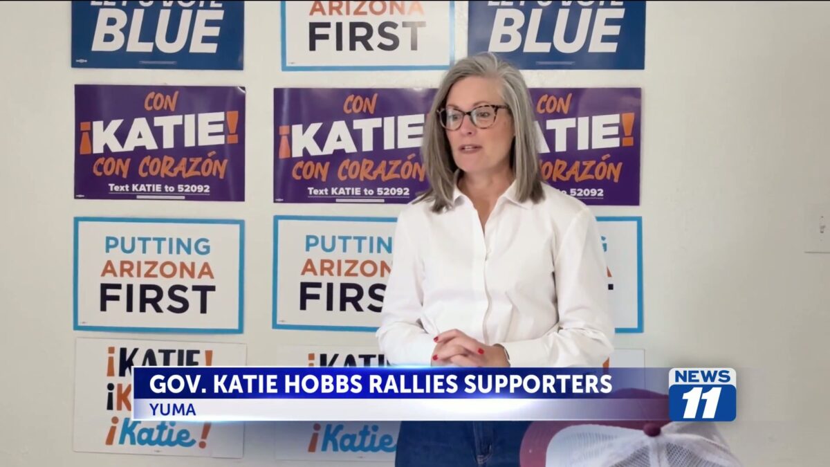 Gov. Katie Hobbs attends canvas launch event in Yuma