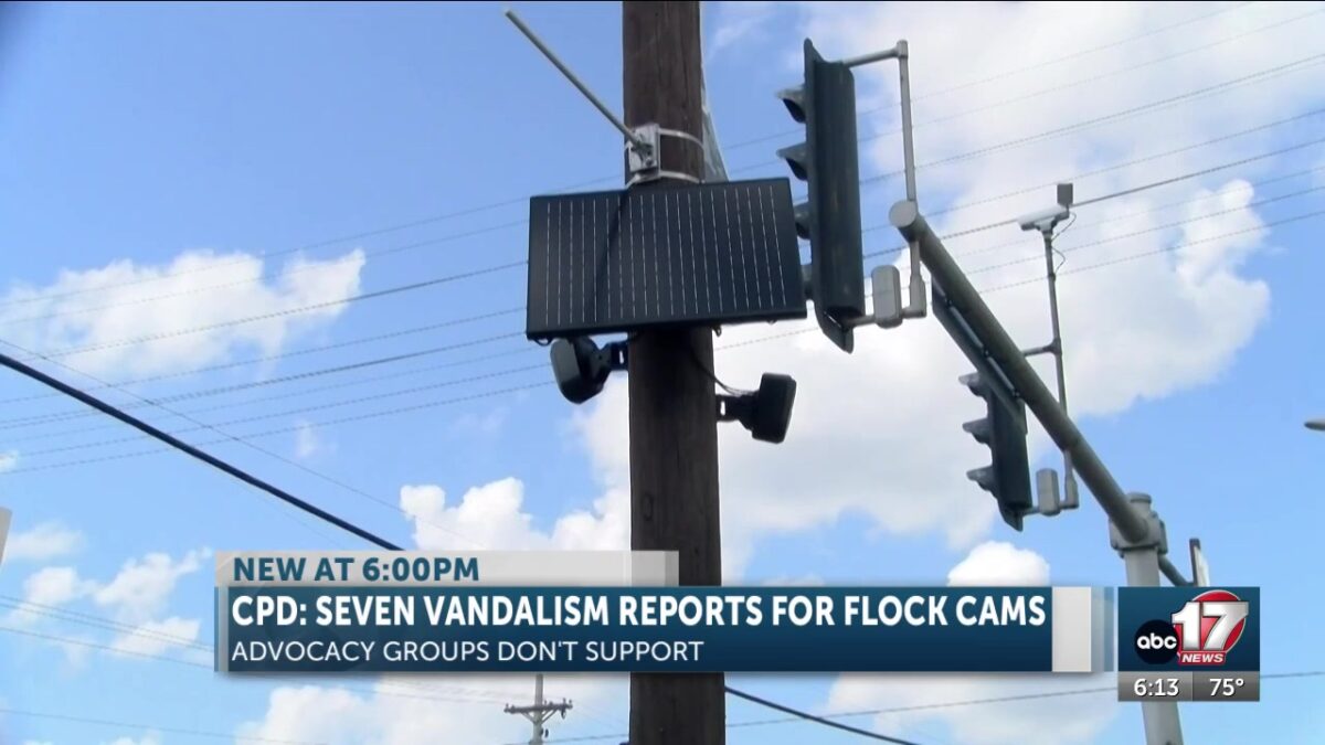 Record request yields seven Flock camera vandalism reports in Columbia