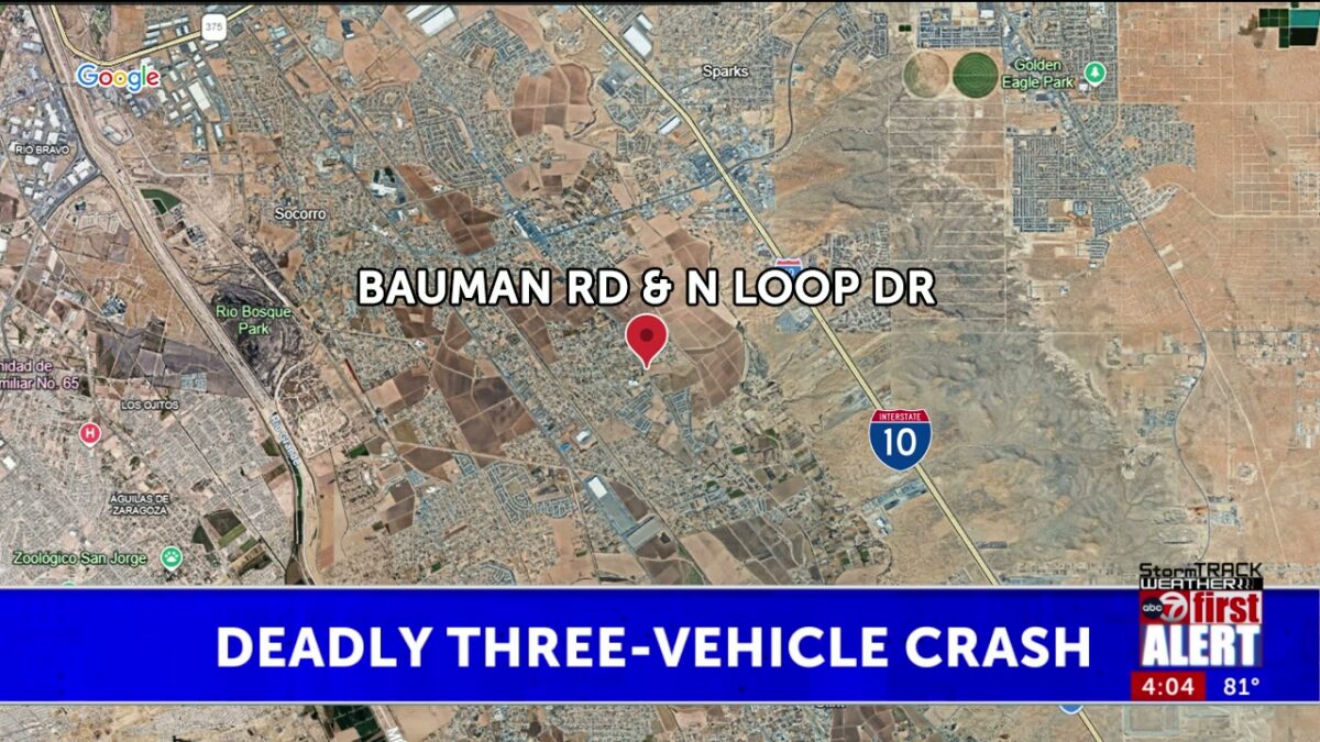 3-vehicle crash kills woman