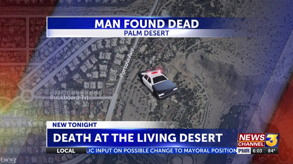 Man who died at The Living Desert identified