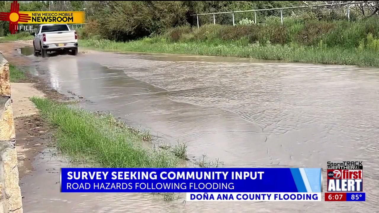 Doña Ana County opens survey seeking input on road hazards following flooding