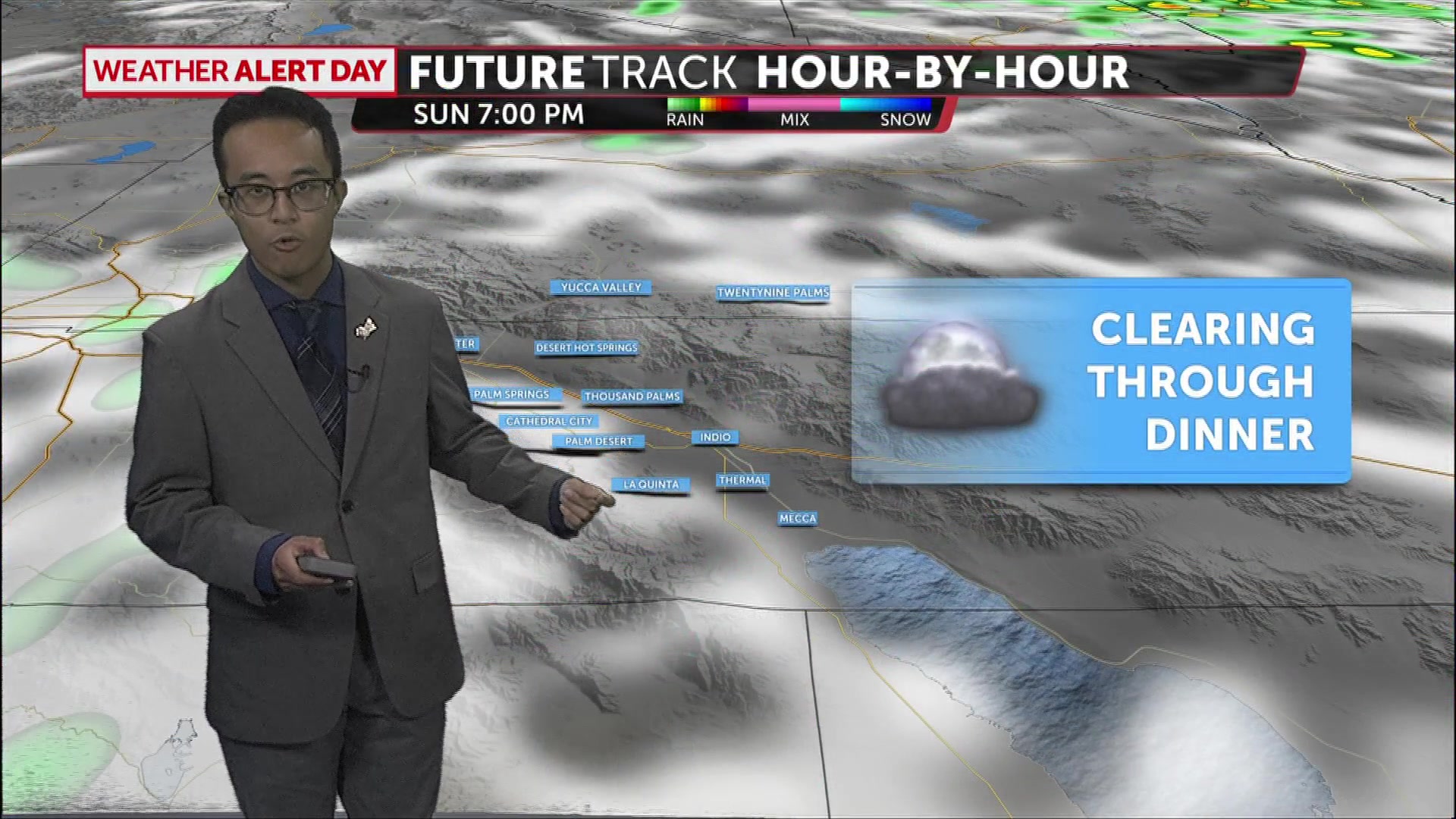 Weather Alert Weekend: Rain eases in the valley as Rachel moves northward