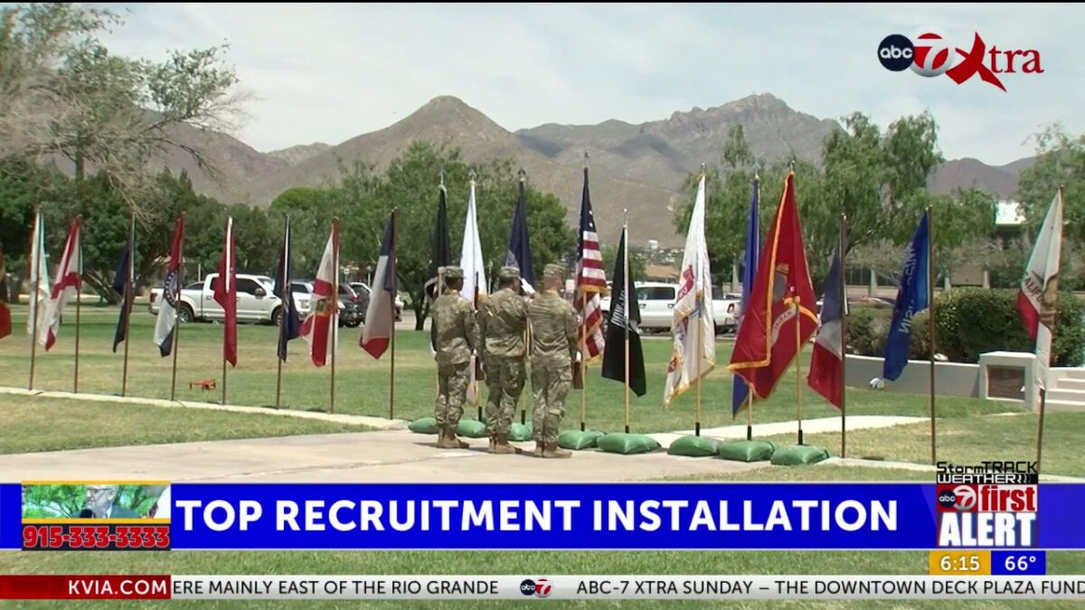 Fort Bliss named top recruiting installation