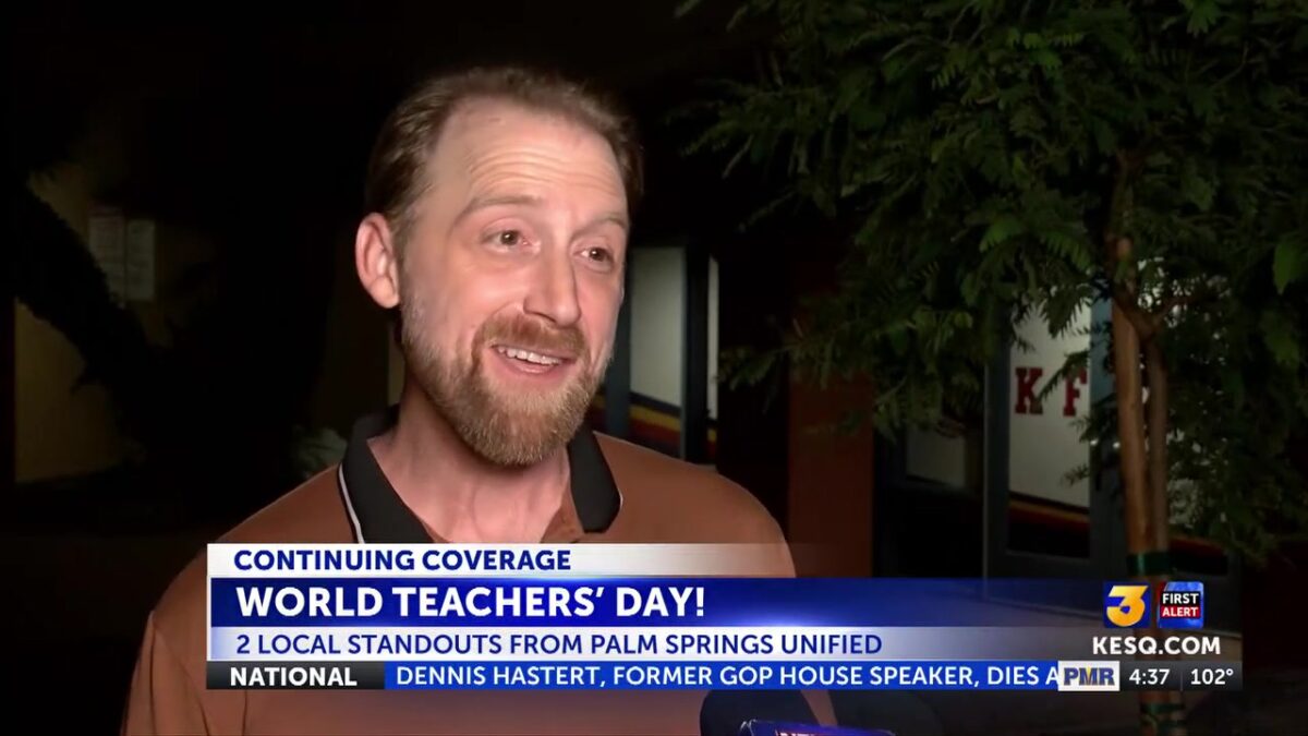 Coachella Valley teachers recognized on World Teachers’ Day