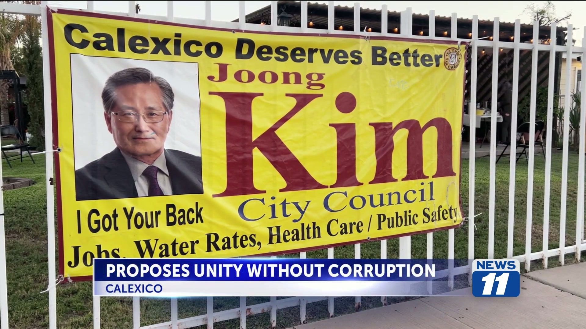 Joong Kim runs for Calexico City Council