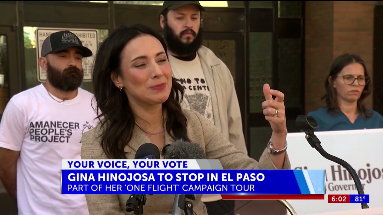 Gina Hinojosa includes El Paso in ‘One Flight’ campaign tour