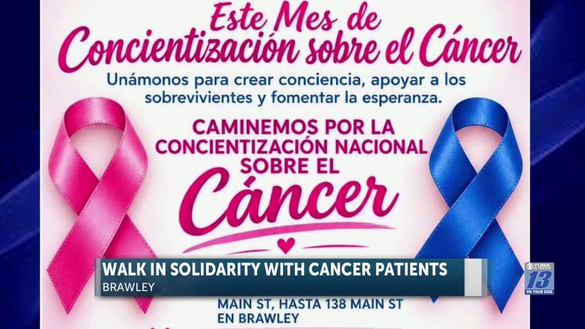 Cancer awareness walk happening this weekend in Brawley