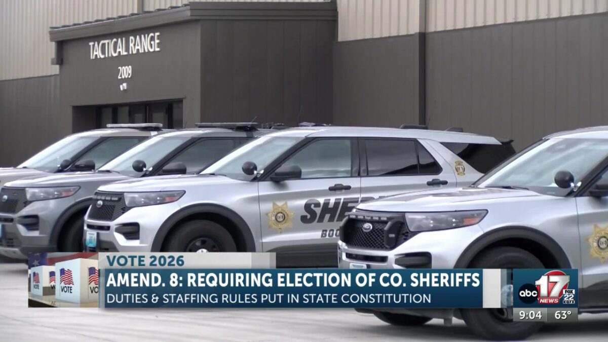 Amendment 8 would put sheriffs in the Missouri Constitution; Democrats say be wary