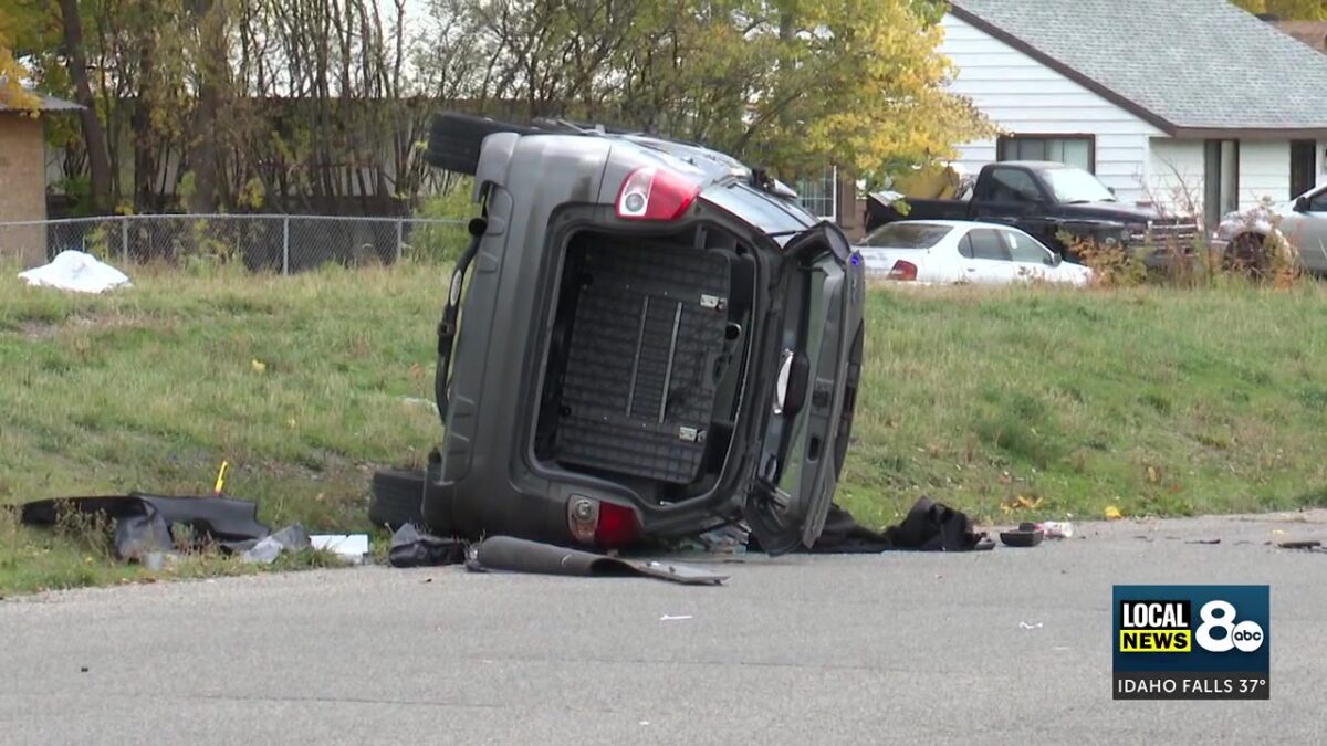 Collision flips vehicle after passenger experiences medical emergency on SW Bonneville Drive