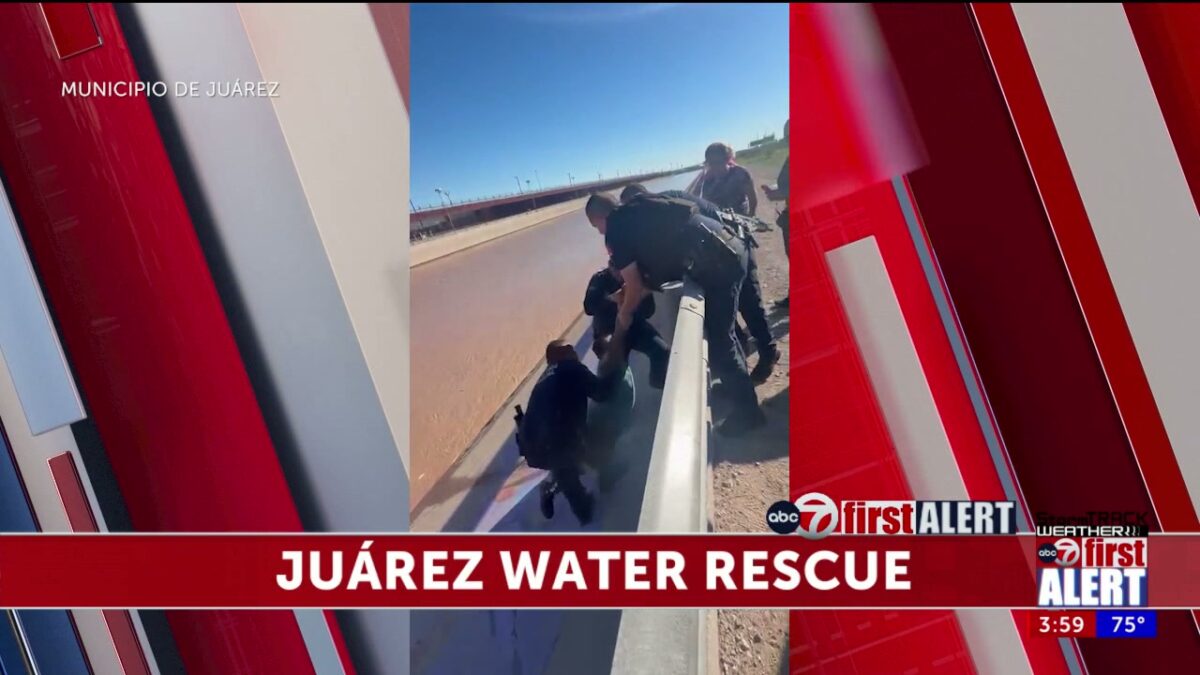 Police rescue man from Rio Grande in Juarez