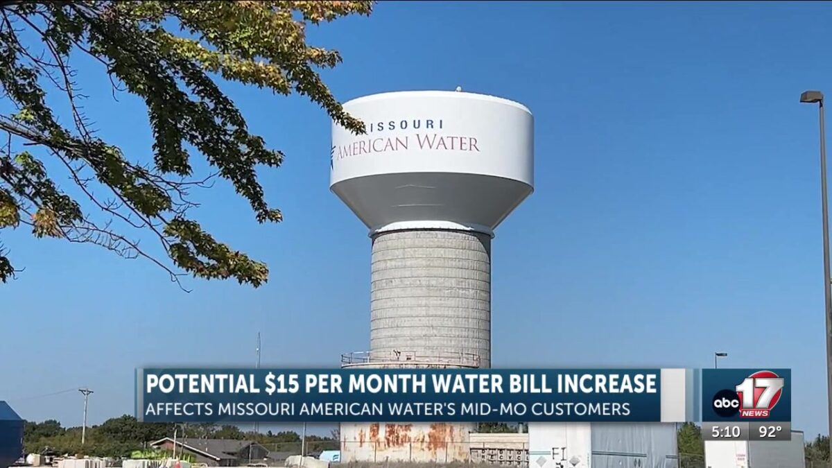 Some Mid-Missouri water users face potential $15 monthly bill increase
