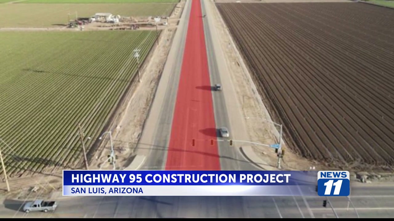 Highway 95 construction project underway in San Luis