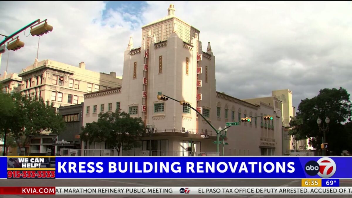 A peek into renovations at the historic Kress Building