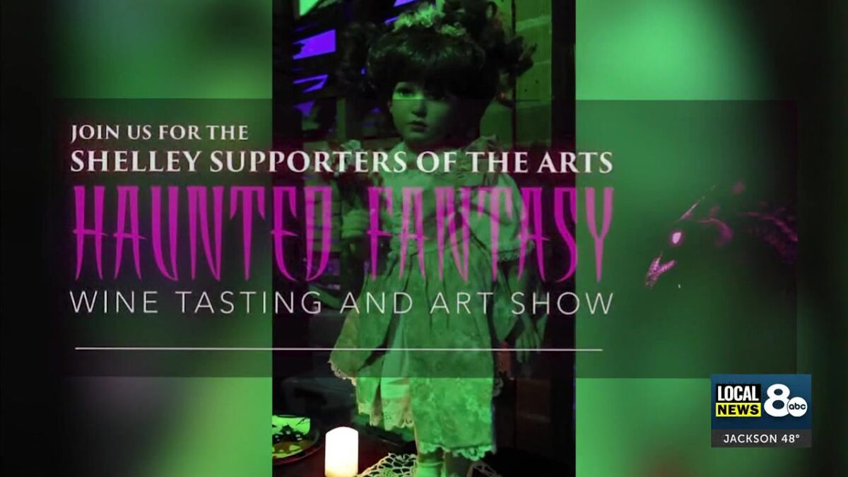 “Haunted Fantasy” arts fundraiser brings wine