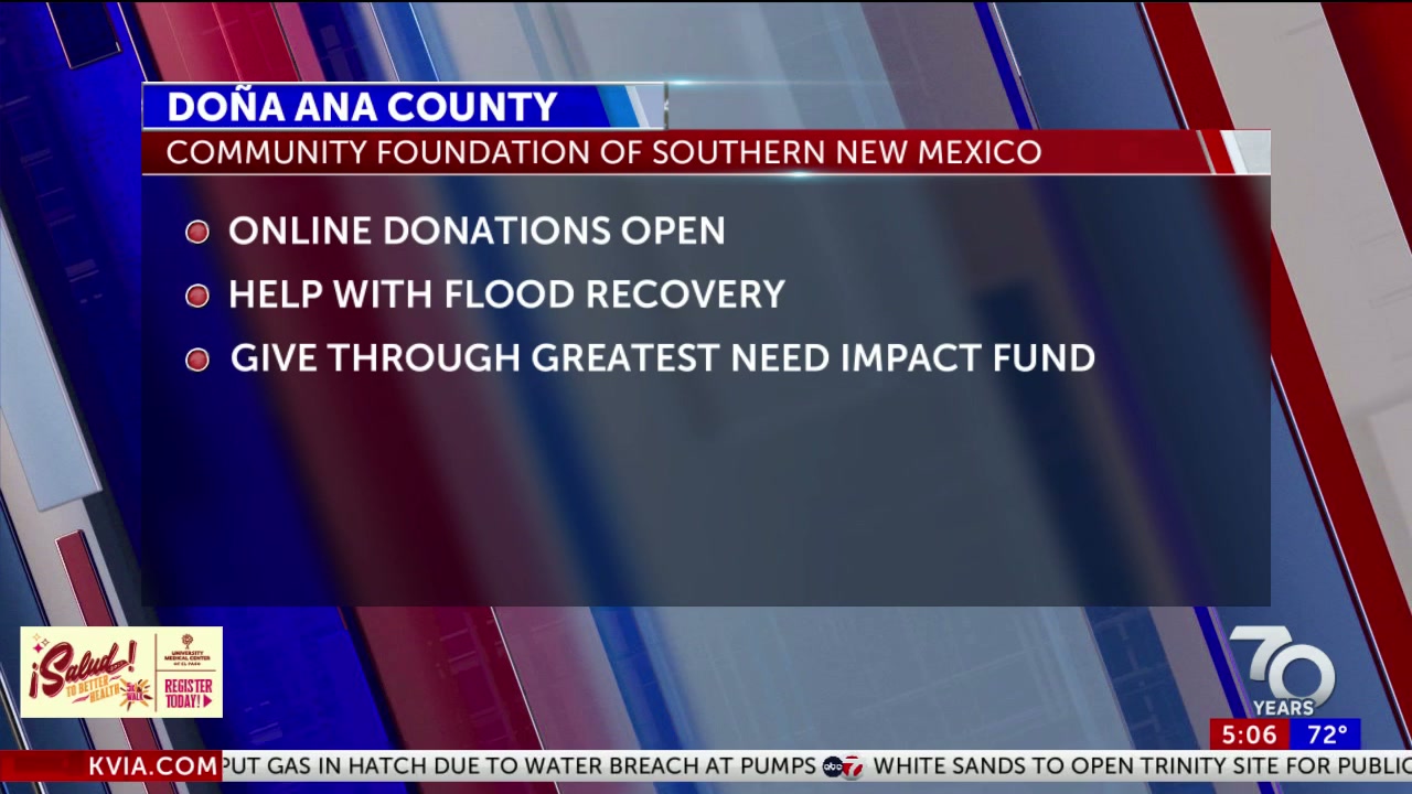 All evacuation orders lifted for Doña Ana County after flooding